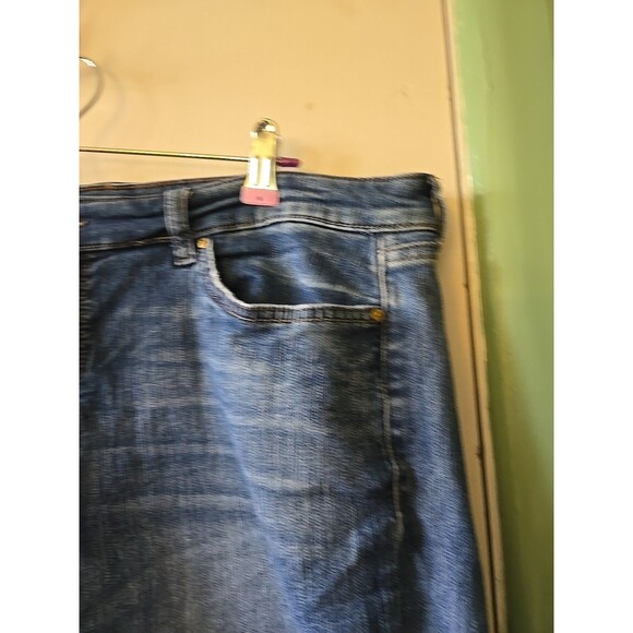 Vintage America Blues Denim Bermuda Shorts Distressed 16/33 Very Comfortable - Picture 5 of 8